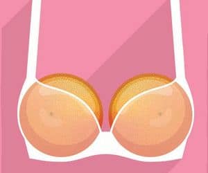 A bra with oranges on it.